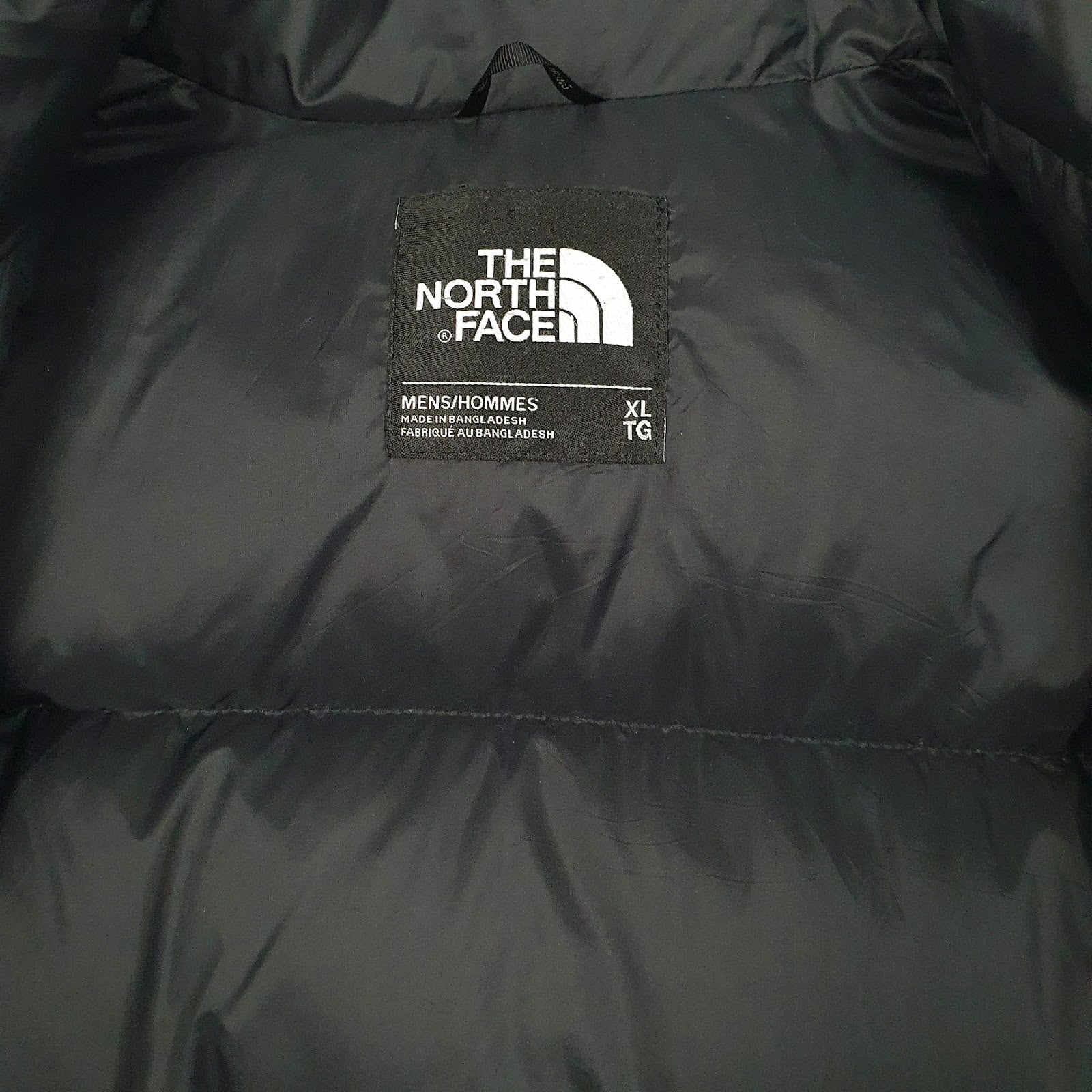 Mens Blue The North Face Nuptse  Coat
