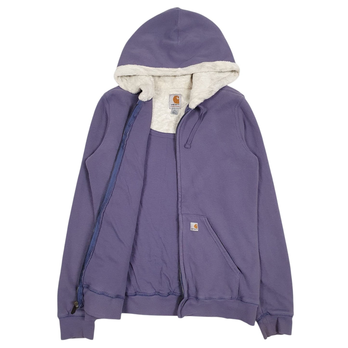 Womens Purple Carhartt  Full Zip Jumper