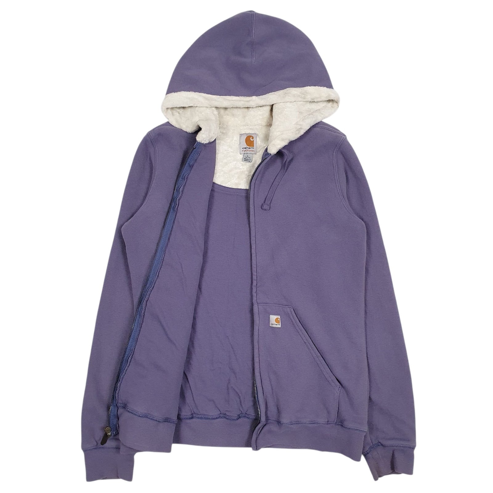 Womens Purple Carhartt  Full Zip Jumper