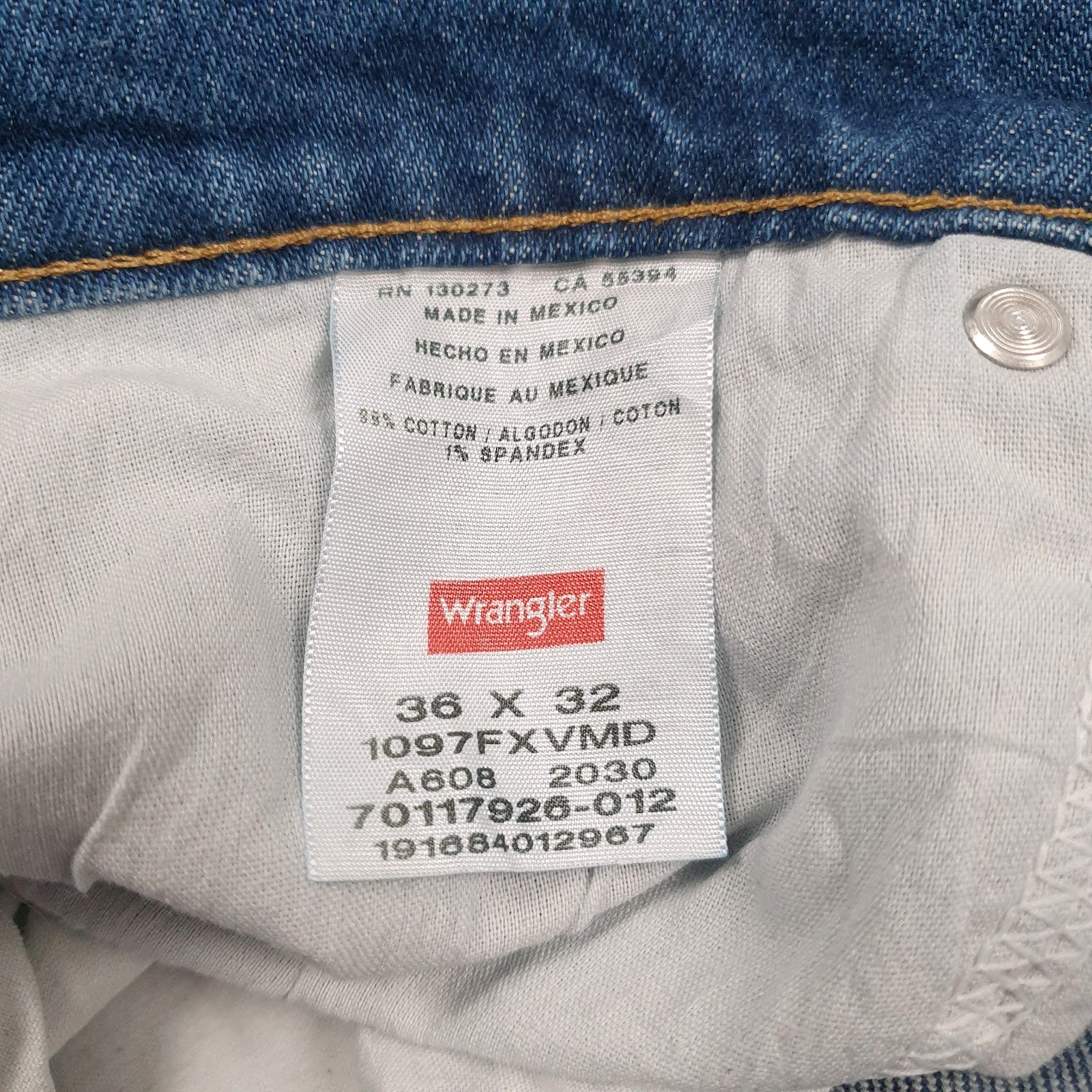 Mens Blue Wrangler   Jeans