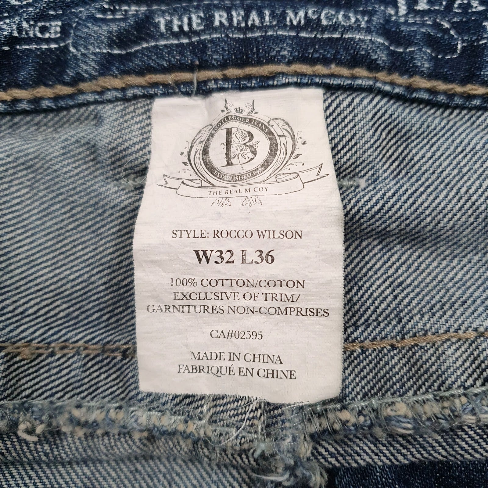 Mens Blue Bootlegger Distressed  Shorts