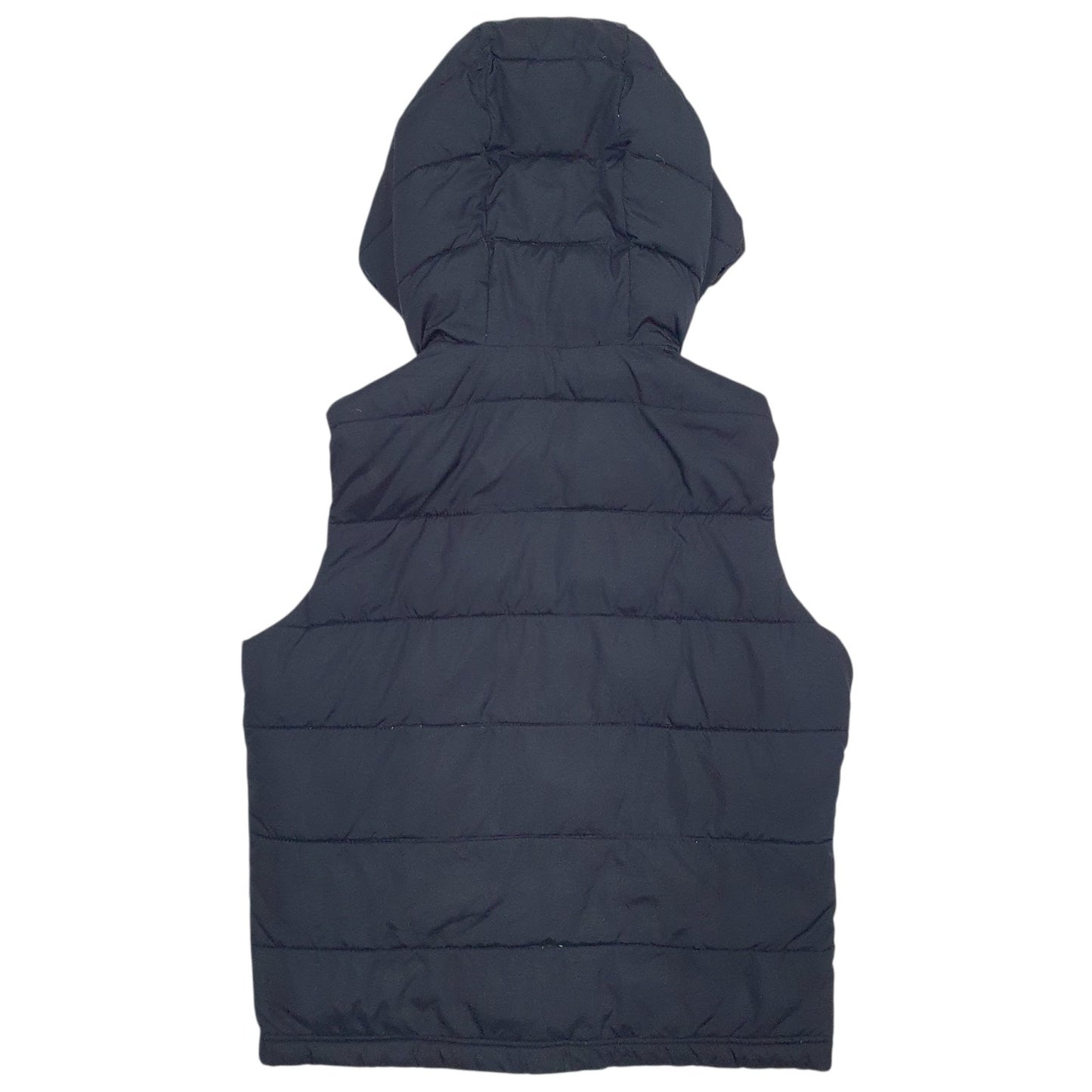 Womens Navy Hollister Puffer Hoodie Coat