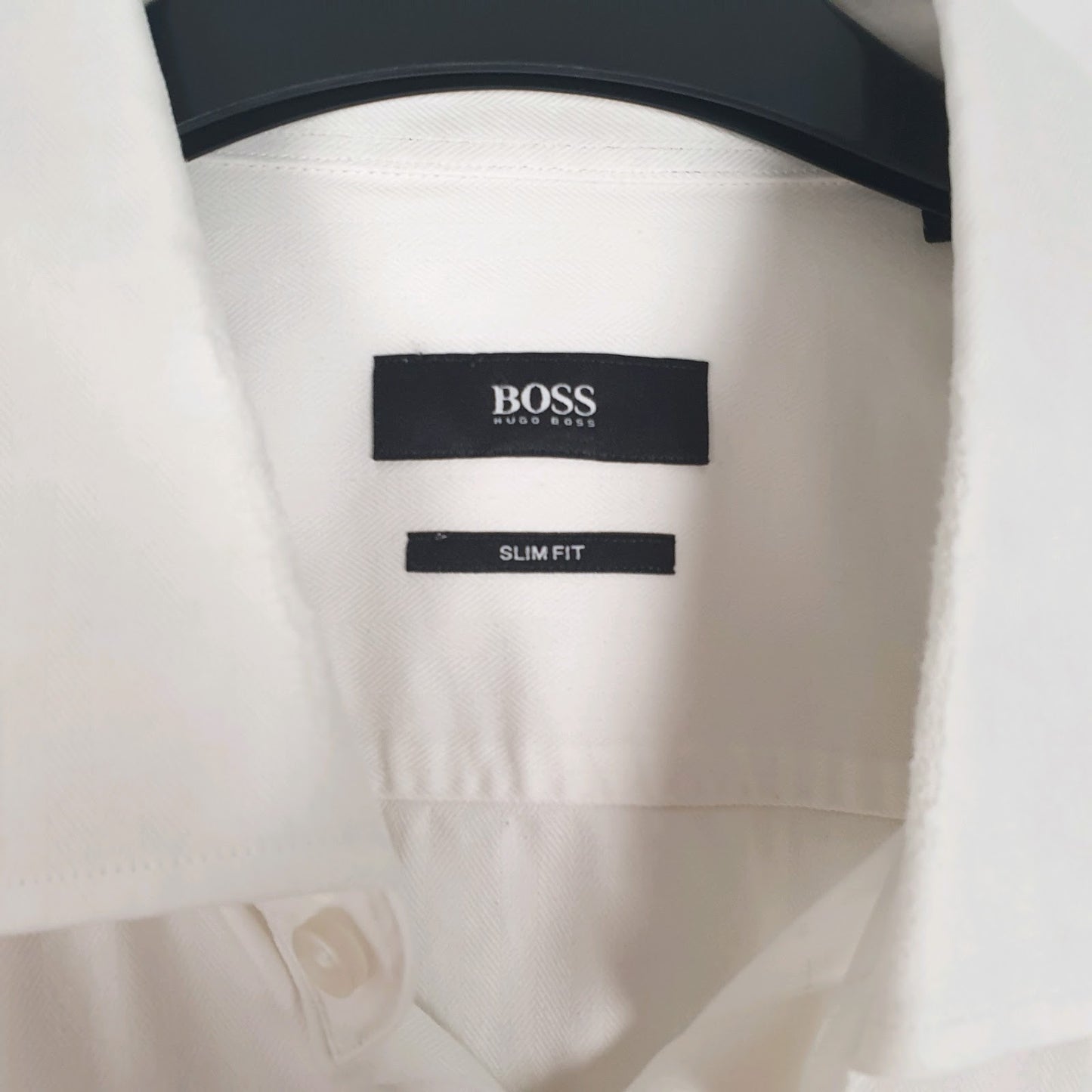 Mens White Hugo Boss   Shirt