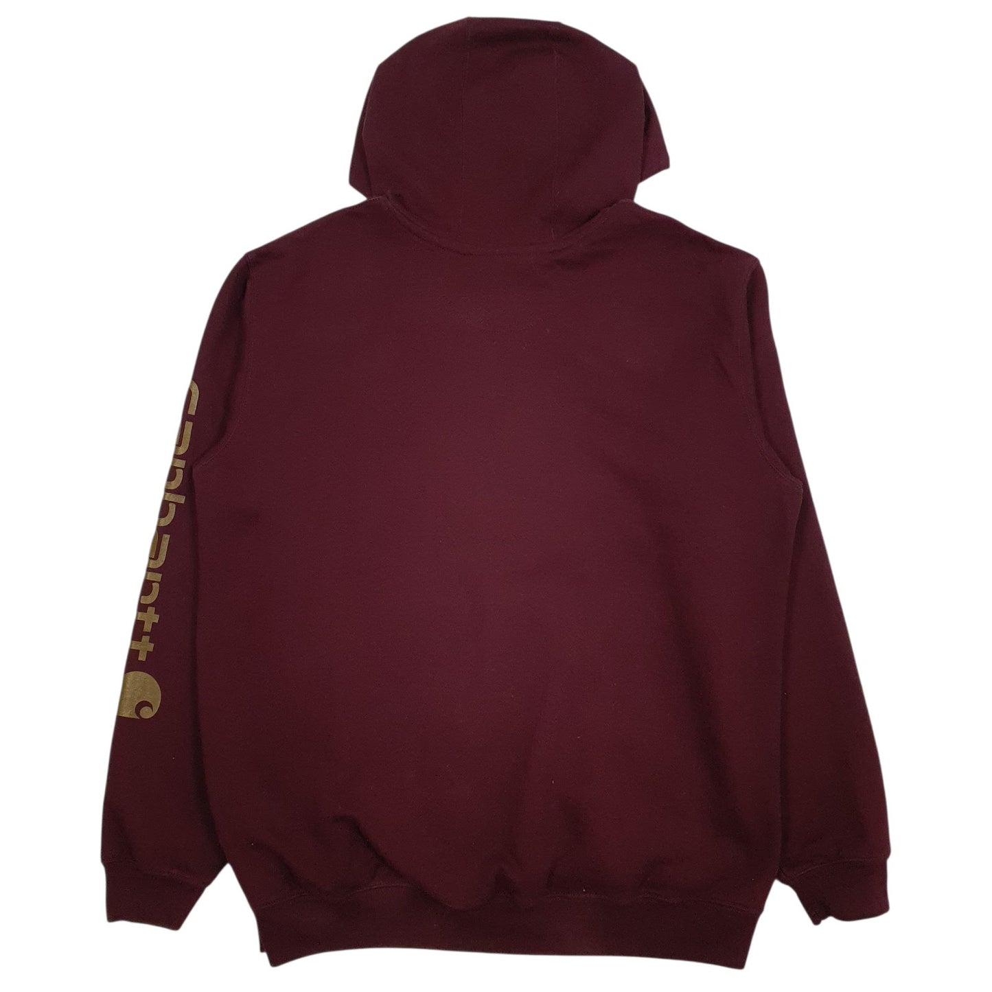 Mens Burgundy Carhartt  Hoodie Jumper