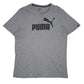 Mens Grey Puma Spellout Short Sleeve T Shirt