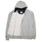 Mens Grey Champion Spellout Full Zip Jumper