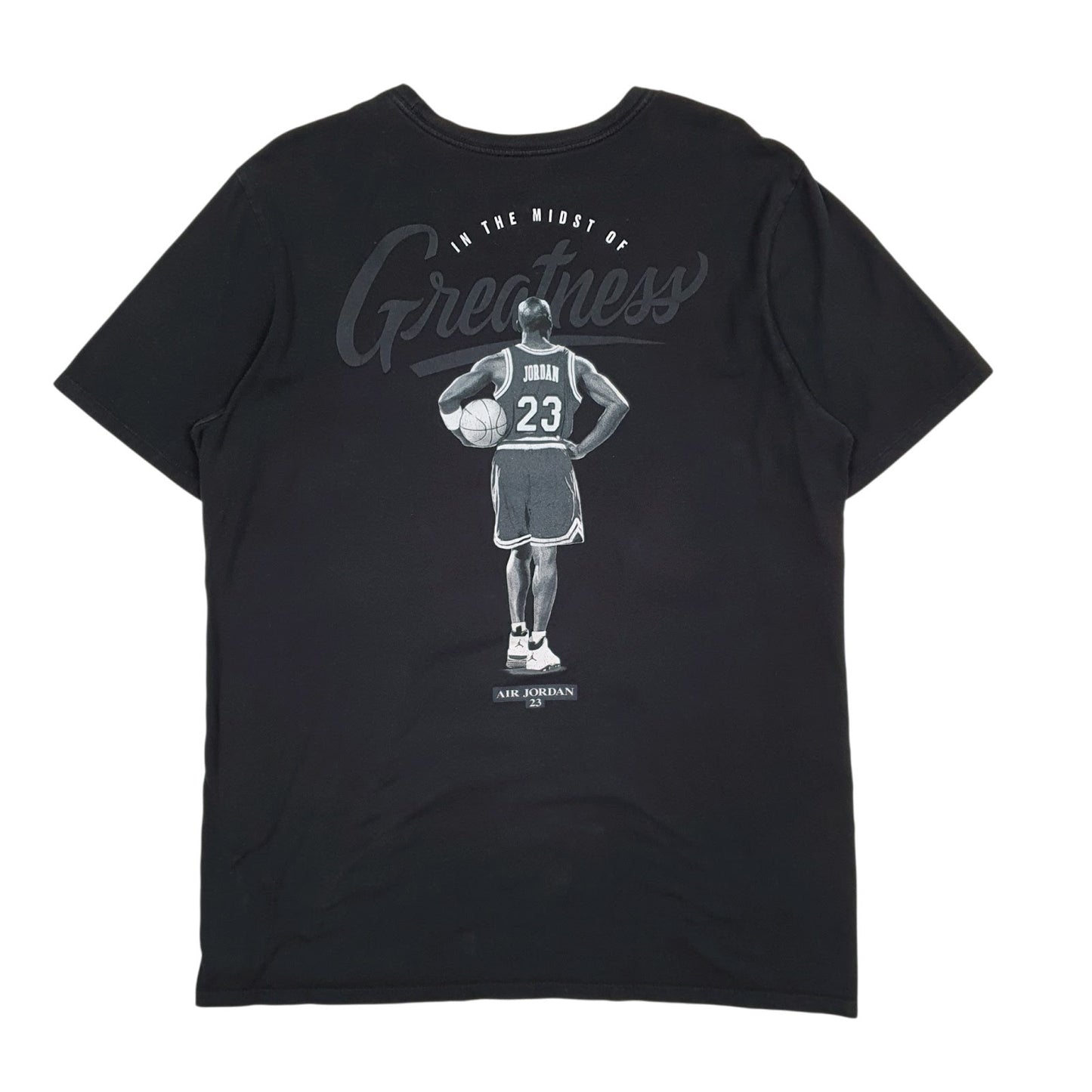 Mens Black Nike Air Jordan Basketball  T Shirt