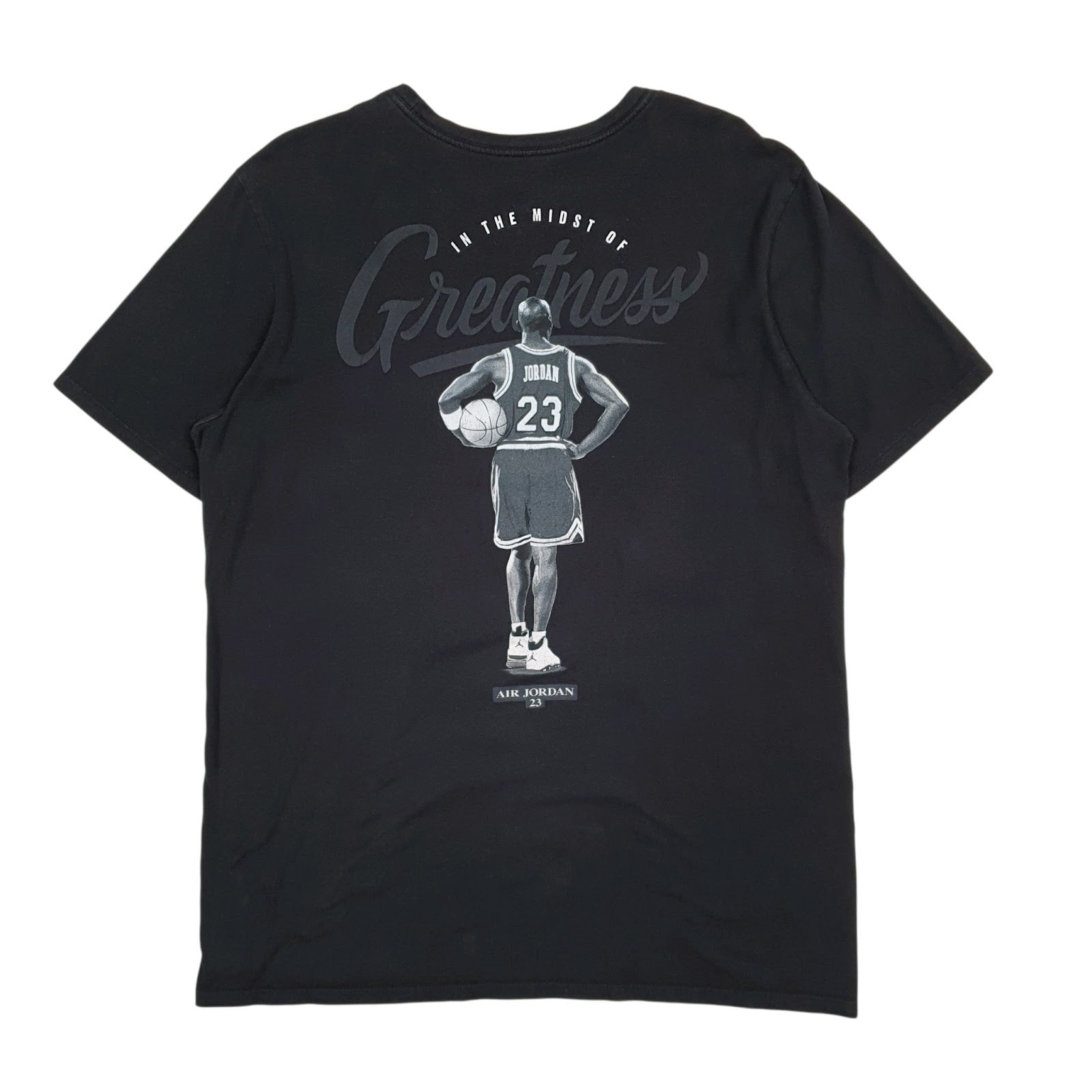 Mens Black Nike Air Jordan Basketball  T Shirt