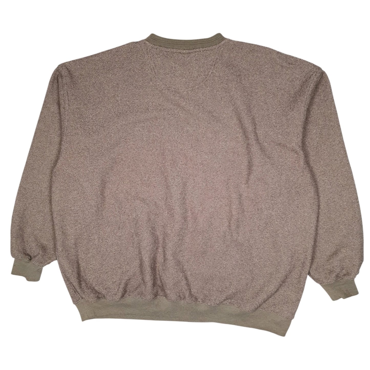 Mens Brown Lee Vintage 90s Nutmeg Mills Wisconsin Badgers Crewneck Jumper