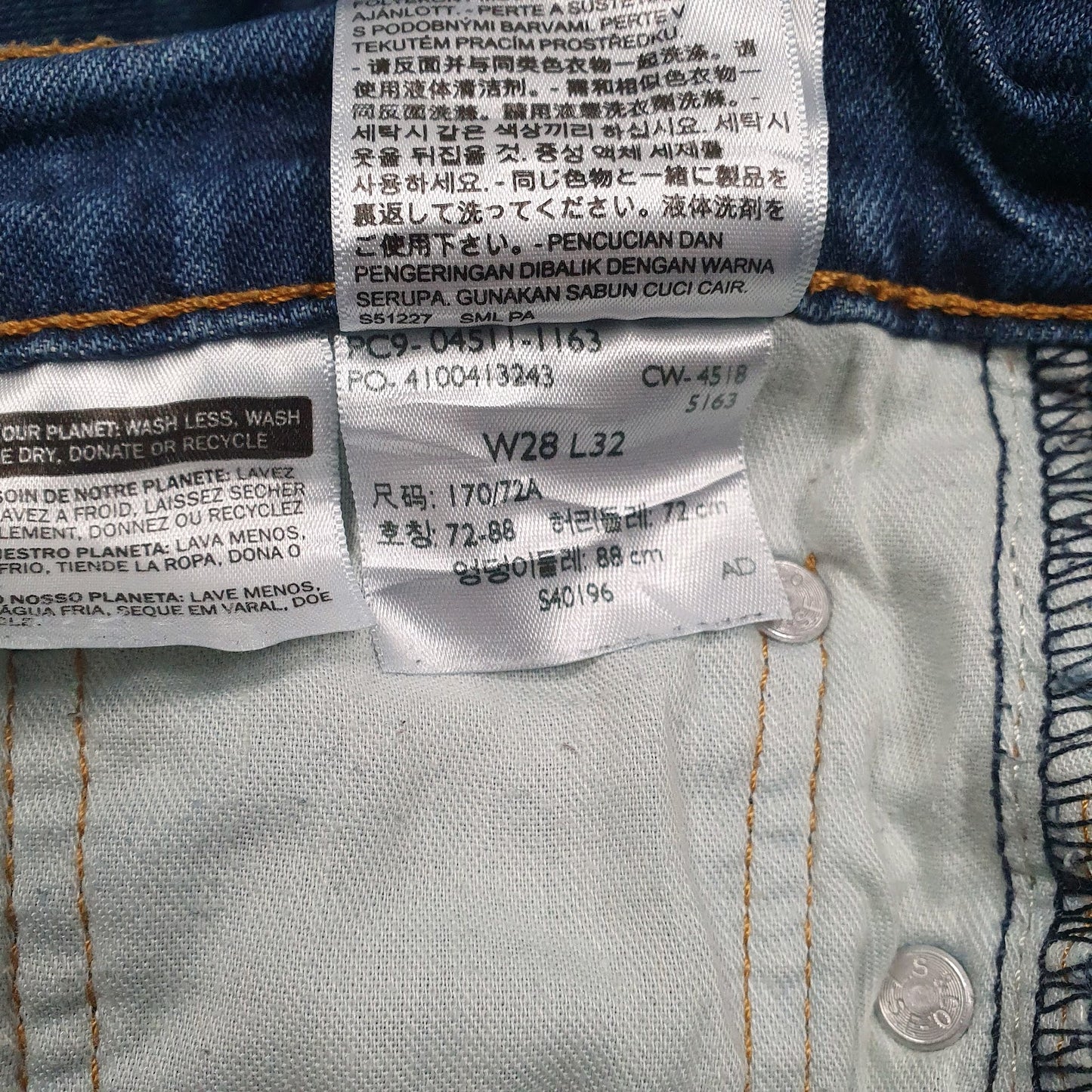 Mens Blue Levis   Jeans