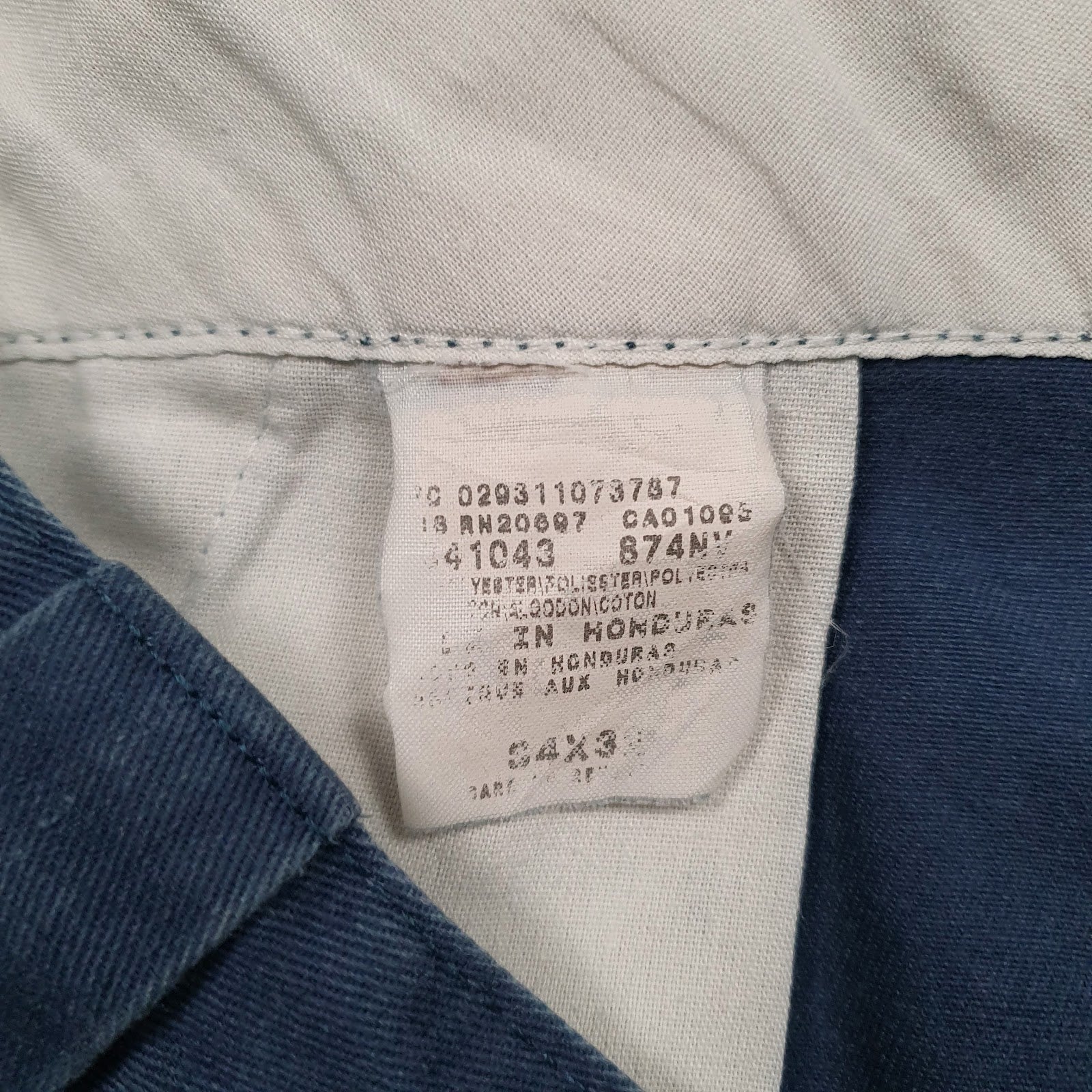 Mens Blue Dickies Workwear  Trousers