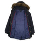 Womens Navy Tommy Hilfiger Fishtail  Coat