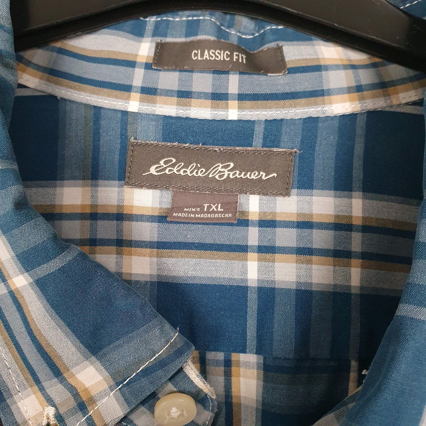 Mens Blue Eddie Bauer   Shirt