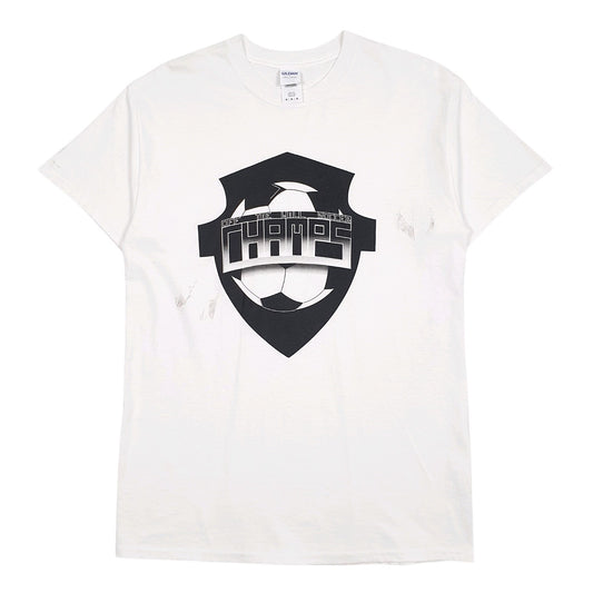 Mens White Gildan  Short Sleeve T Shirt