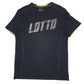 Mens Black Lotto Spellout Short Sleeve T Shirt