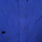 Mens Blue Fila Windbreaker Crewneck Coat