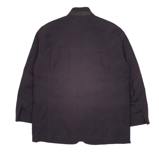 Womens Purple Crocodile   Coat