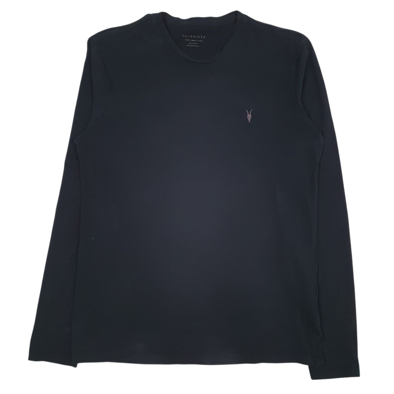 Mens Black All Saints  Long Sleeve T Shirt