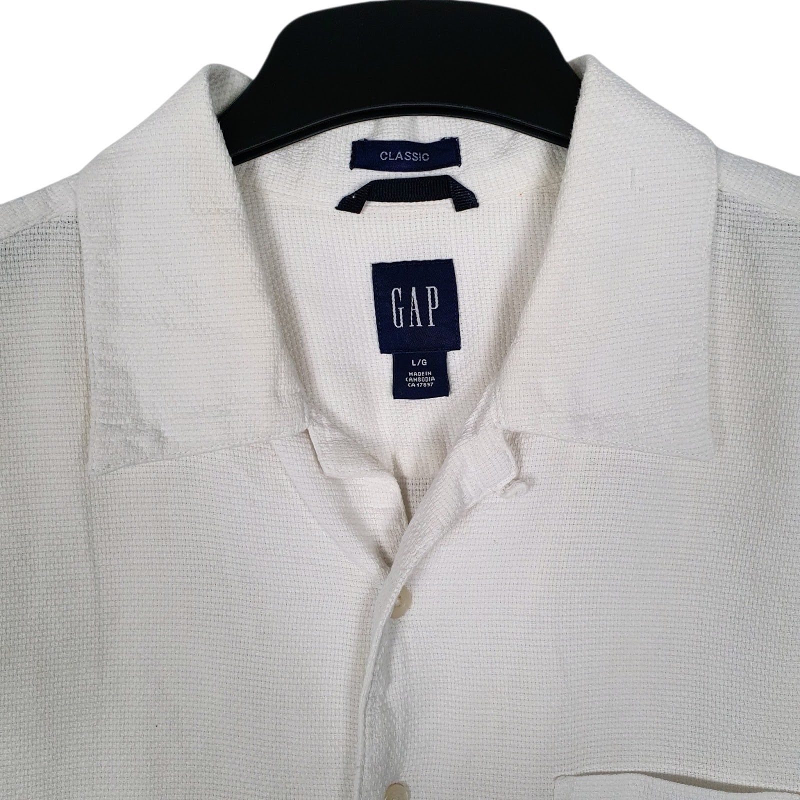 Mens White GAP   Shirt