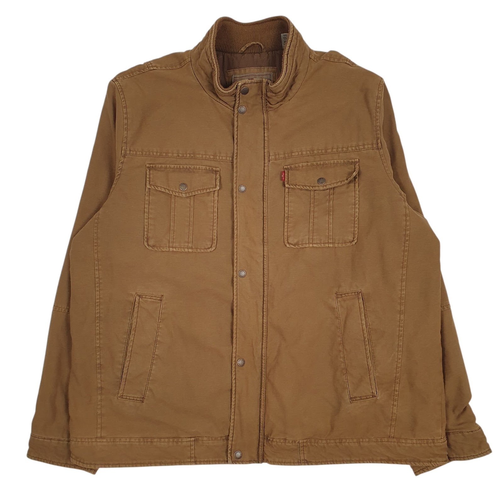Mens Brown Levis Padded  Coat