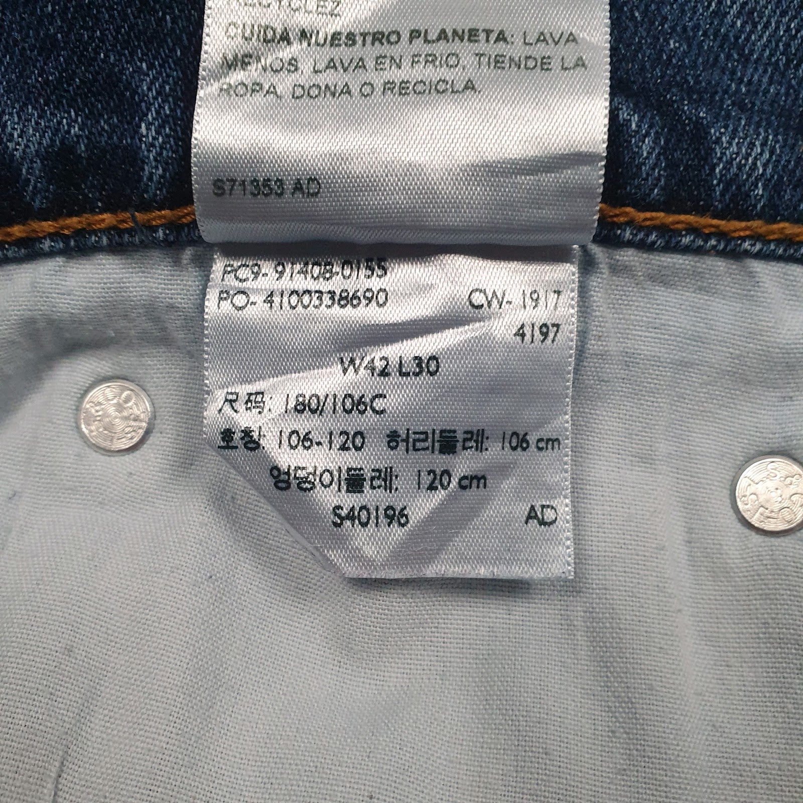 Mens Blue Levis   Jeans