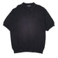 Mens Black Chaps Vintage Ralph Lauren Short Sleeve Polo Shirt