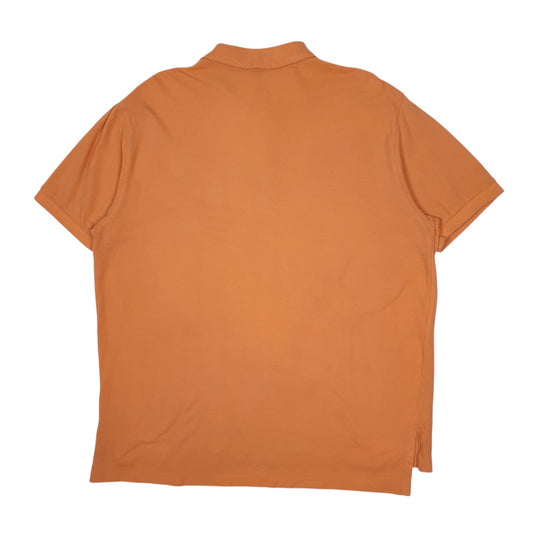 Mens Orange Polo Ralph Lauren  Turtle Neck Polo Shirt