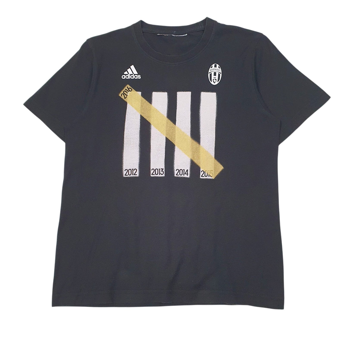 Mens Grey Adidas Juventus Short Sleeve T Shirt