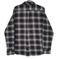 Mens Black Eddie Bauer Flannel  Shirt