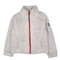Womens White Tommy Hilfiger Sherpa Fleece Fluffy Hoodie Coat