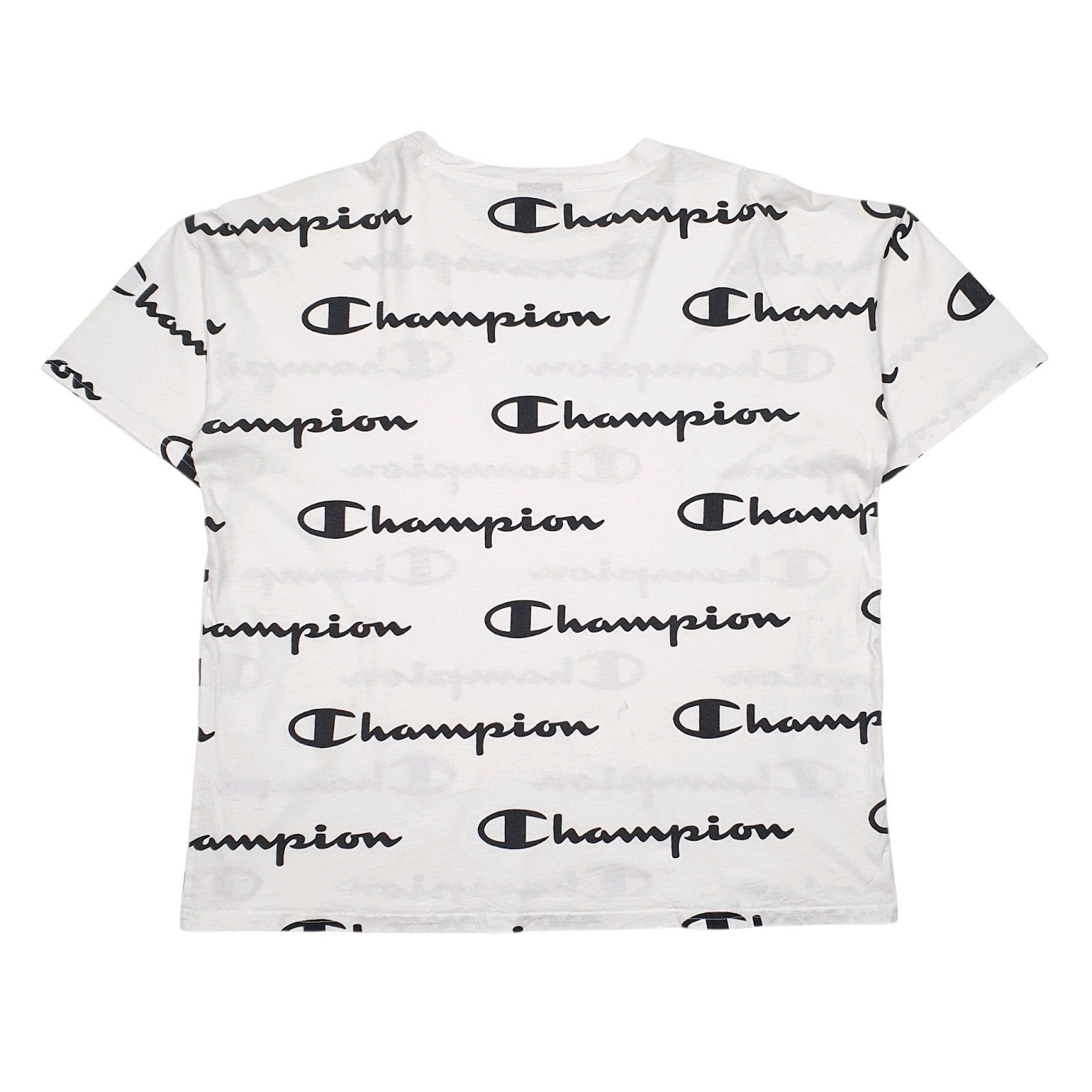 Mens White Champion   T Shirt