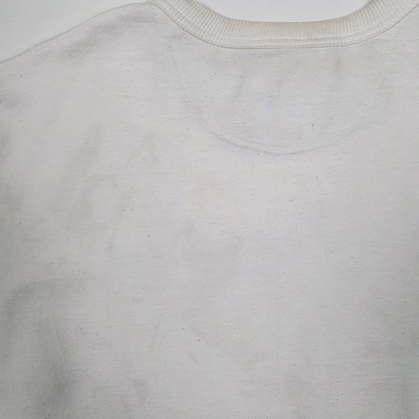 Mens White Champion  Crewneck Jumper