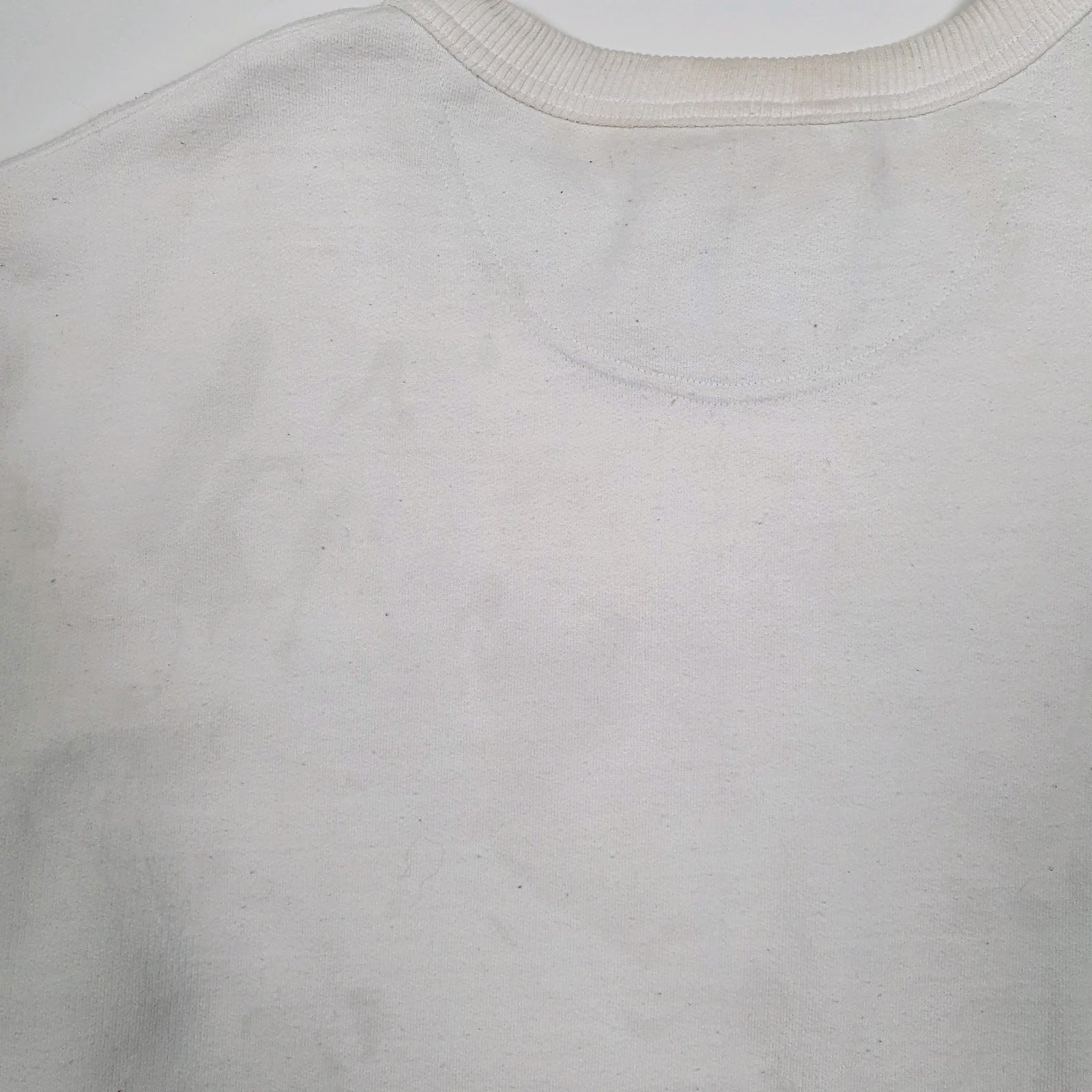 Mens White Champion  Crewneck Jumper