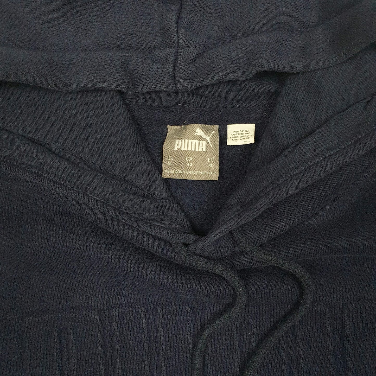Mens Navy Puma  Hoodie Jumper