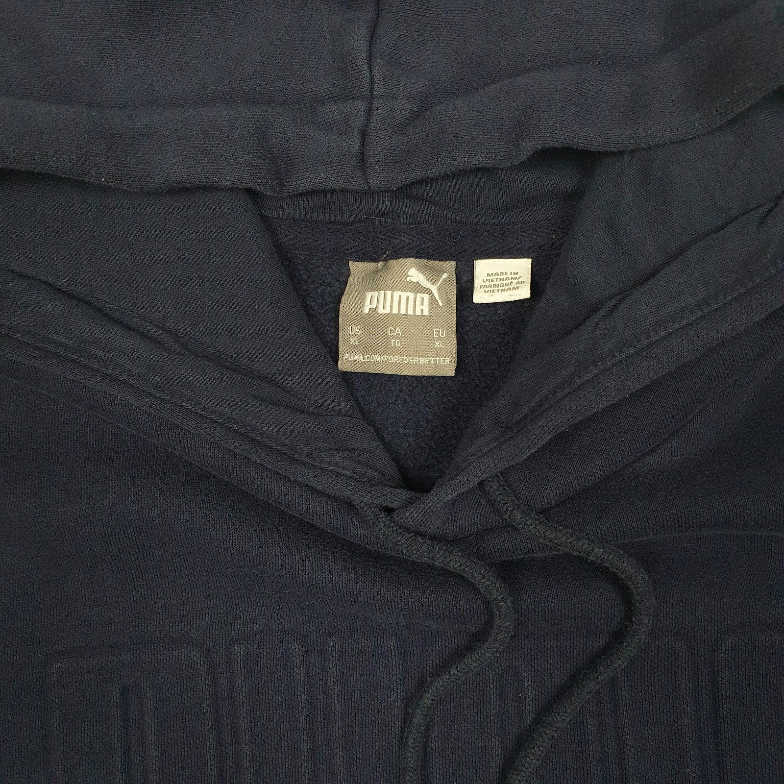 Mens Navy Puma  Hoodie Jumper