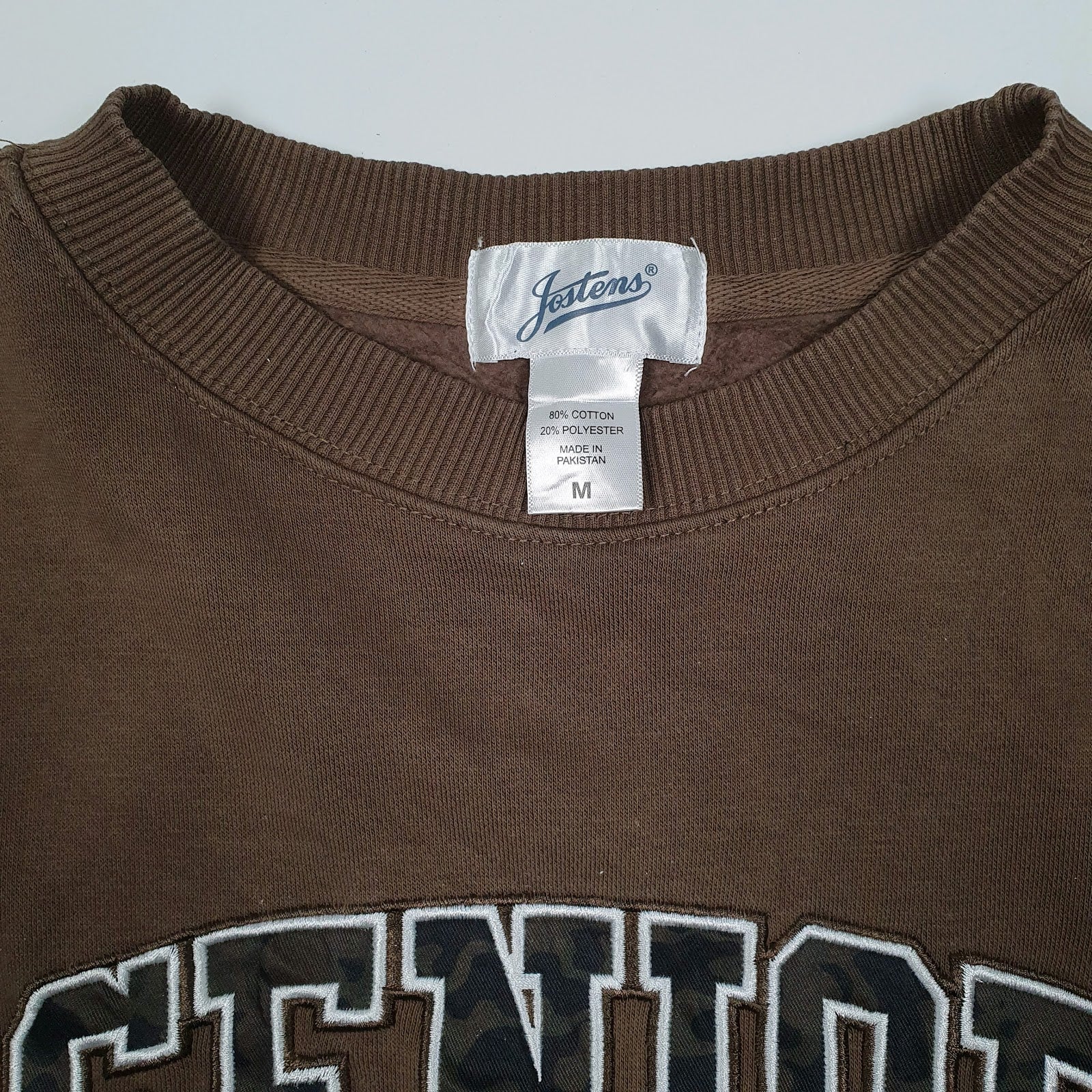 Mens Brown Jostens Senior 24 Crewneck Jumper