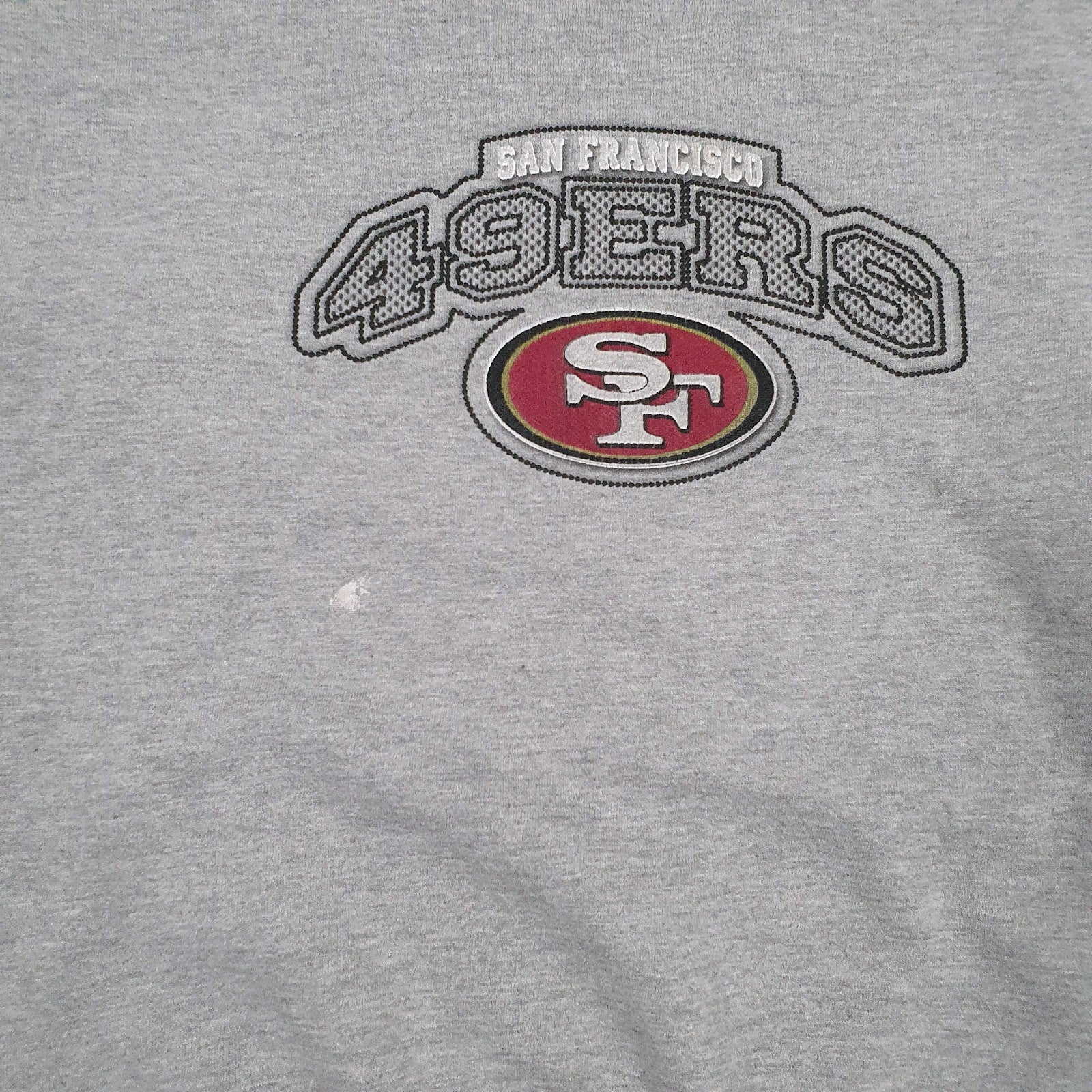 Mens Grey NFL San Francisco 49ers Crewneck Jumper