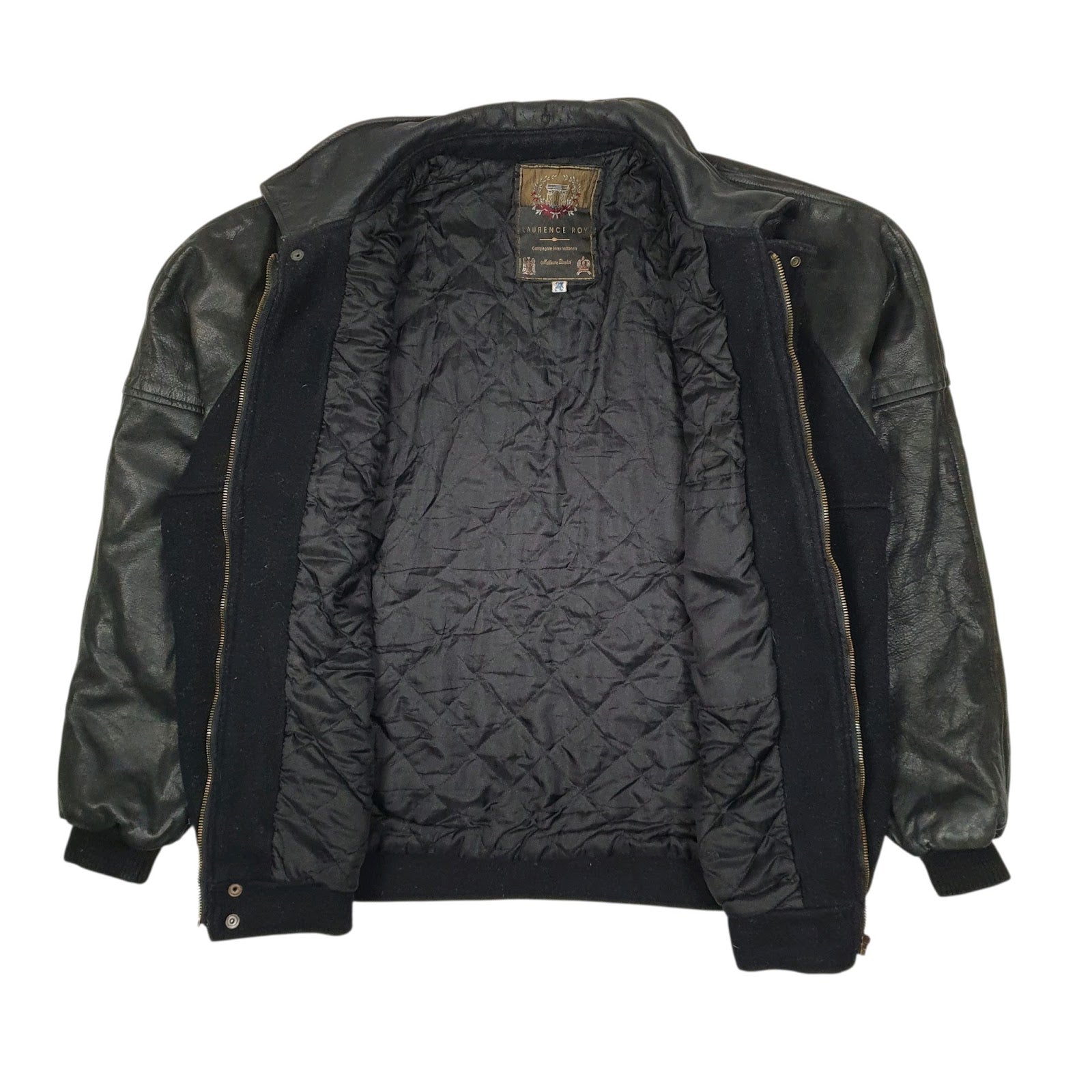 Mens Black Laurence Roy Varsity Provincial Paper Inc  Coat