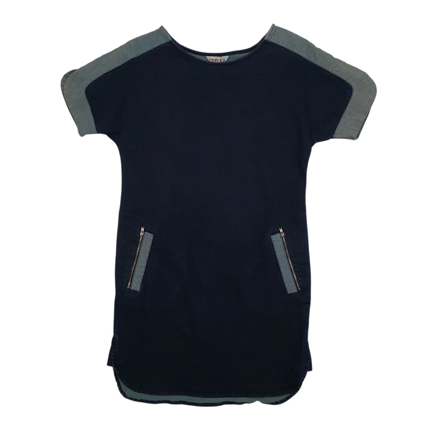 Womens Blue Yigelila  Short Sleeve Dress