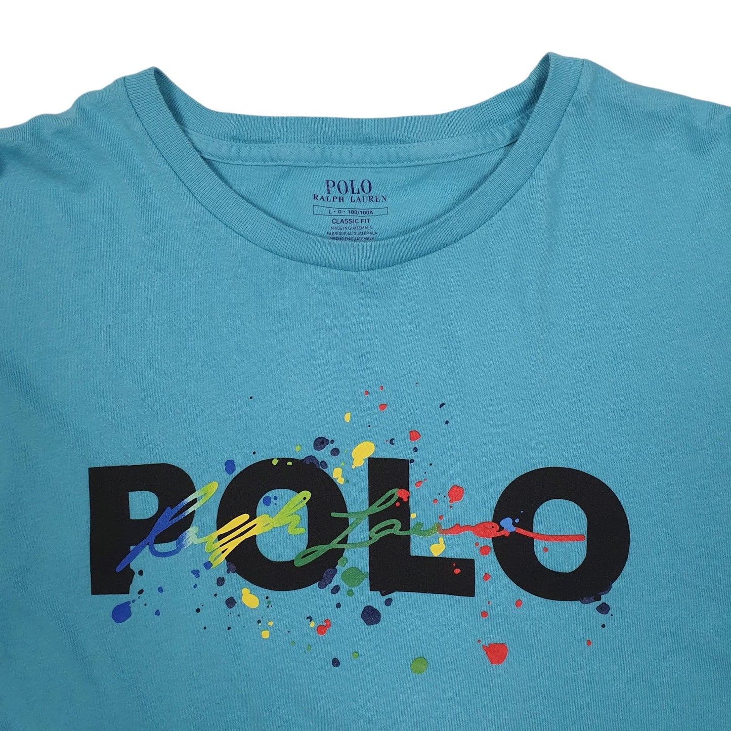 Mens Blue Polo Ralph Lauren   T Shirt