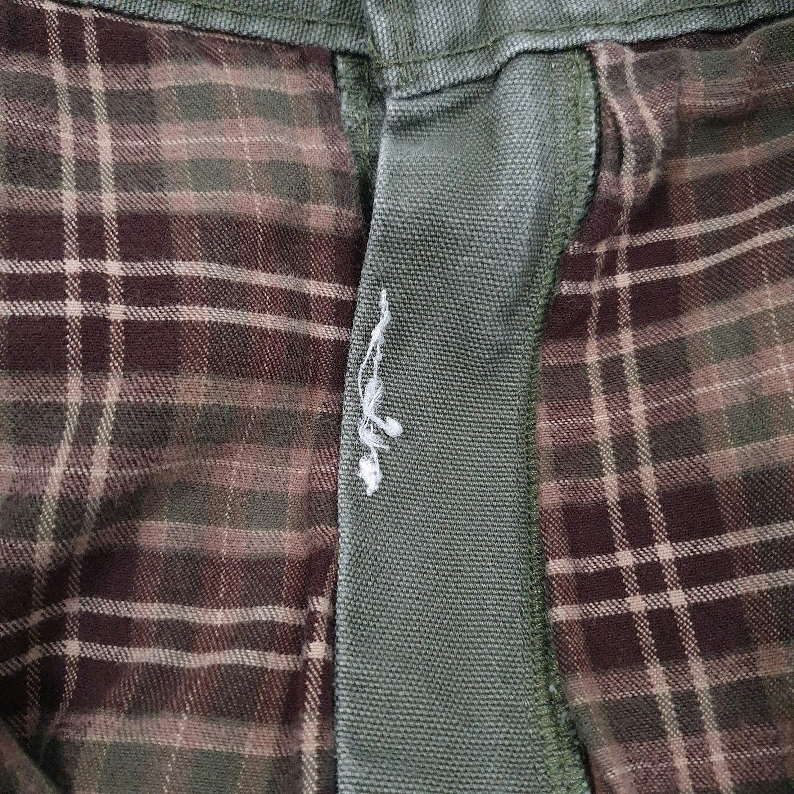 Mens Green Carhartt Blanket Lined  Jeans