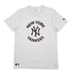 Mens White New Era MLB New York Yankees Short Sleeve T Shirt