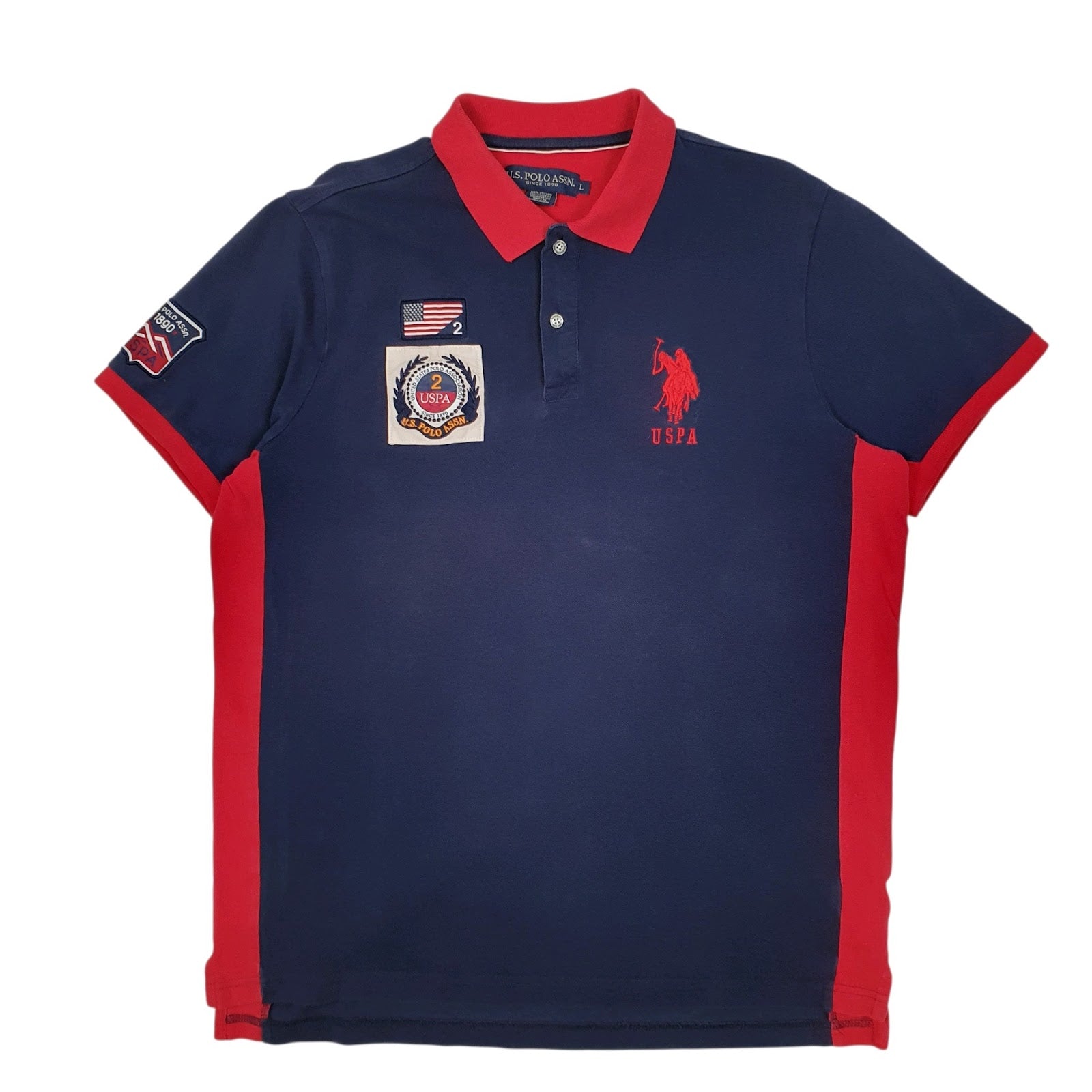 Mens Navy U.S. POLO ASSN.  Short Sleeve Polo Shirt