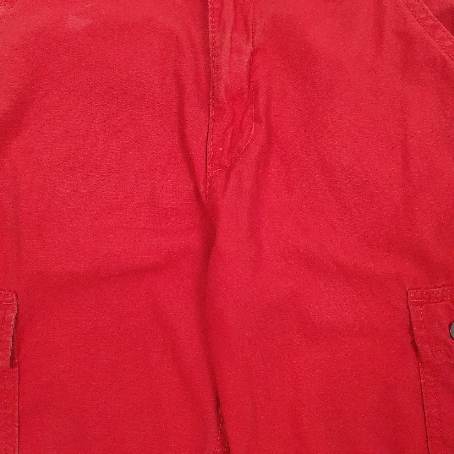 Mens Red Levis  Quarter Zip Shorts
