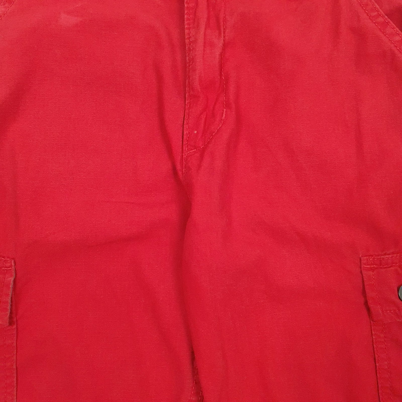 Mens Red Levis  Quarter Zip Shorts