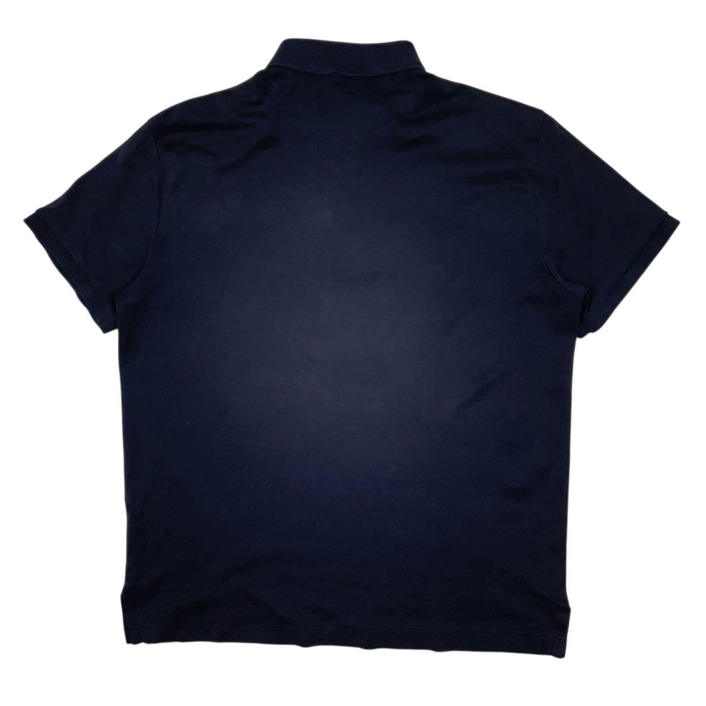 Mens Navy Polo Ralph Lauren Custom Slim Fit Full Zip Polo Shirt