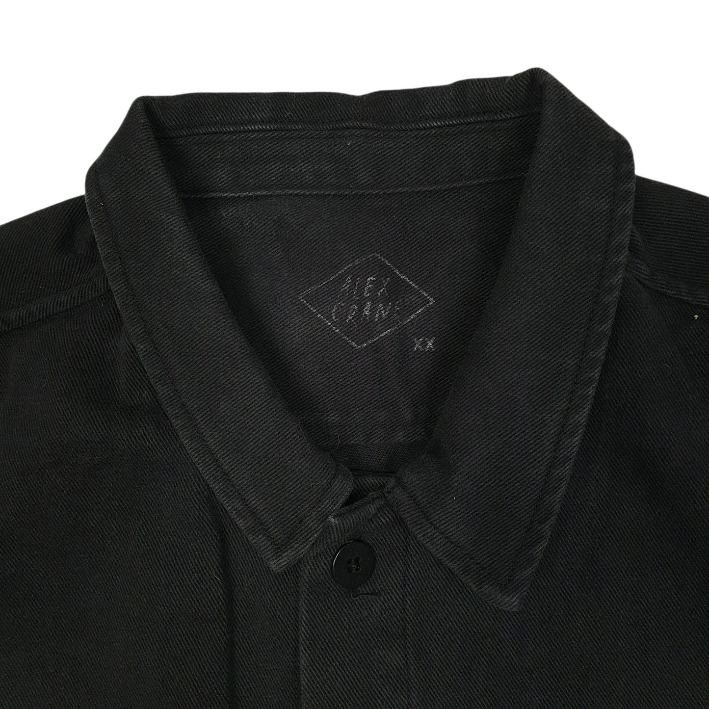Mens Black Alex Crane Chore Windbreaker  Coat