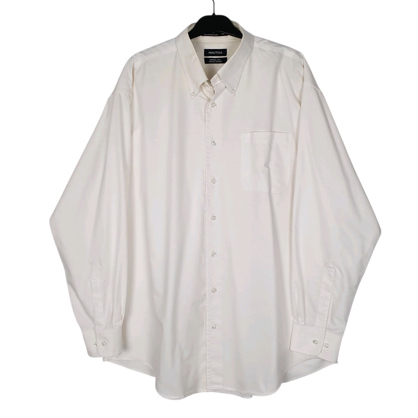 Mens White Nautica  Long Sleeve Shirt