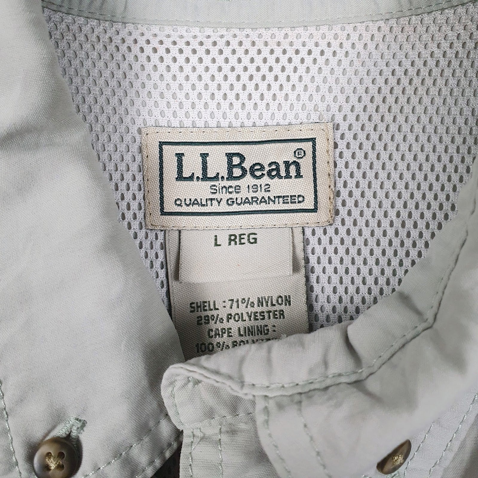 Mens Grey L.L.Bean   Shirt