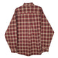 Mens Red L.L.Bean Flannel  Shirt